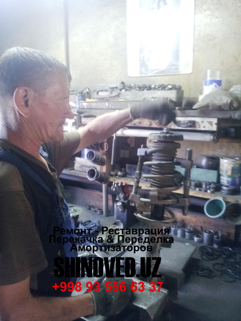 remont amortizatorov shinoved.uz peredelka amortizatorov - perekachka amortizatorov